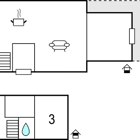 In Rm With Wifi And 3 Bedrooms Kongsmark